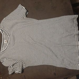 Old Navy Striped ripped short sleeve shirt.